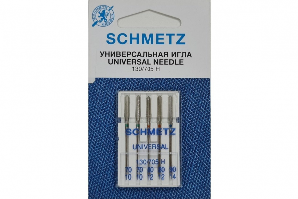Иглы Schmetz универсальные (70x2, 80x2, 90x1), 5 шт в Дрезне