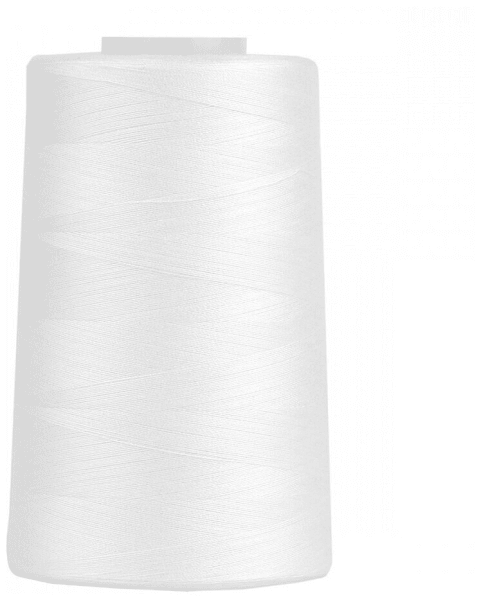 Нитки Sewing Thread 40/2 5000 ярд. цвет - белый 100% п/э в Дрезне