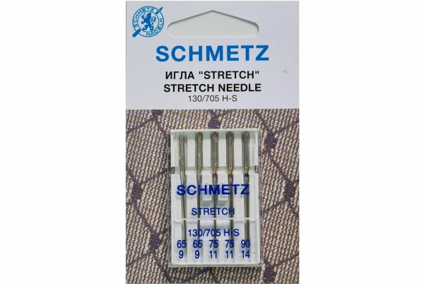 Иглы Schmetz стрейч combi (65x2, 75x2, 90x1), 5 шт в Дрезне